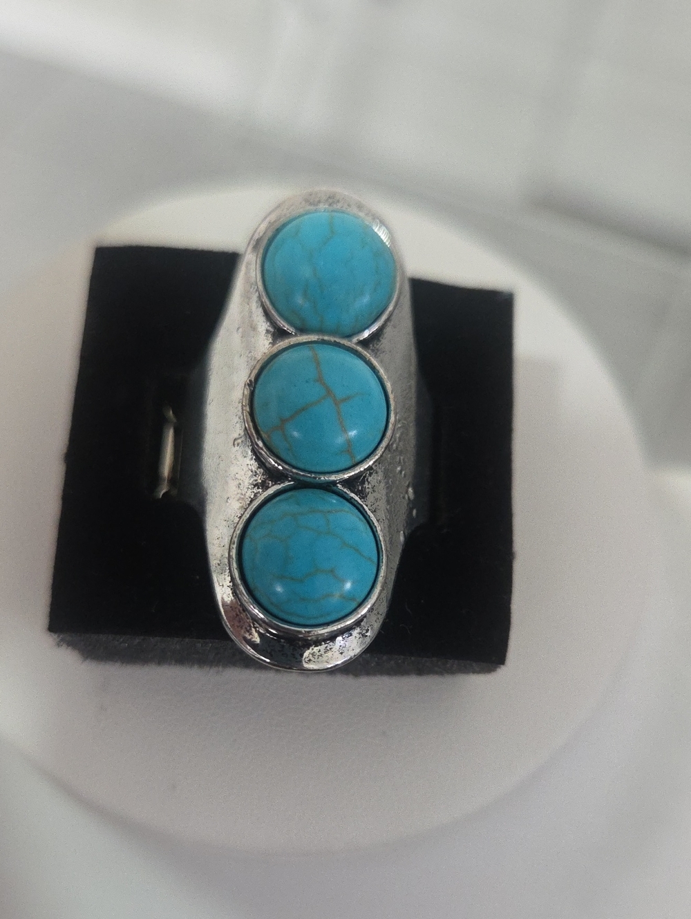 Paparazzi Eco Queen Blue Ring NWT
